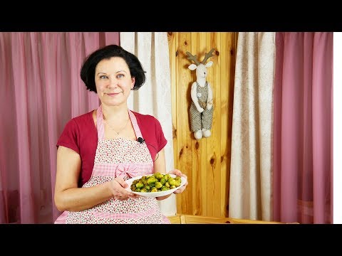 Видео: Брюссельская капуста жареная - быстро, просто,  вкусно