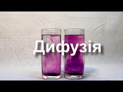 Видео: Дифузія в газах, рідинах та твердих тілах