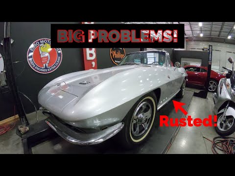 Видео: Мы обнаружили ОГРОМНЫЕ ПРОБЛЕМЫ под этим классическим корветом!