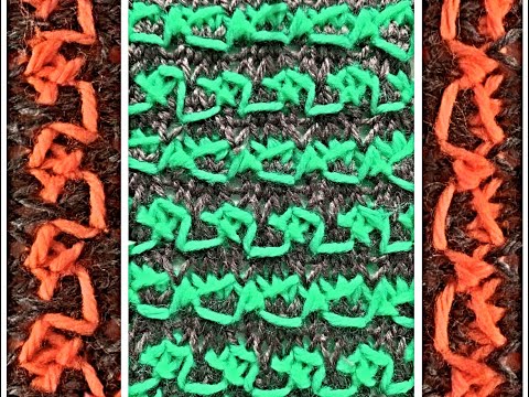 Видео: Цветные узоры.-''Дабл-иероглиф''.(Double ieroglif)