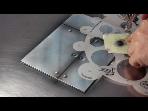 Видео: Советы по аэрографии: металлическая пластина