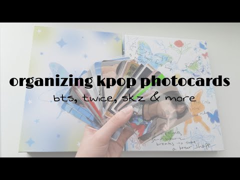 Видео: организация биндеров bts, twice, skz & more | ORGANIZING K-POP PHOTOCARDS