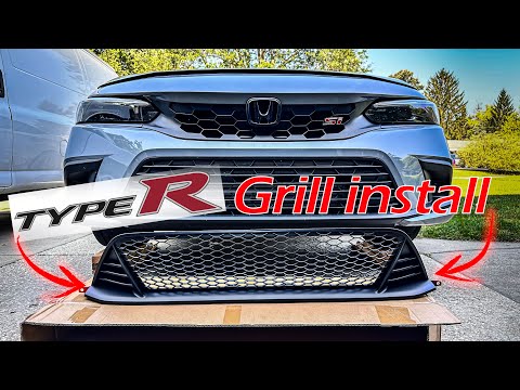 Видео: Установка решетки радиатора Civic Type R на Civic Si 2022–2024 годов выпуска