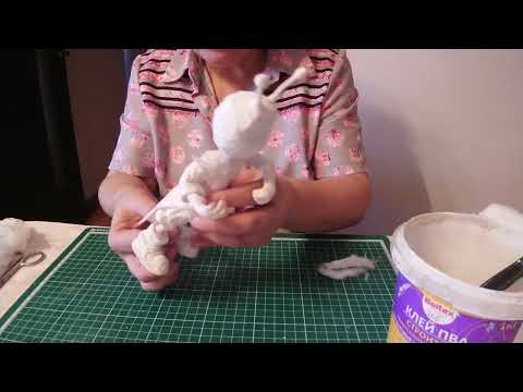 Видео: Ватная игрушка Сверчок. Часть 3. Мастер класс.