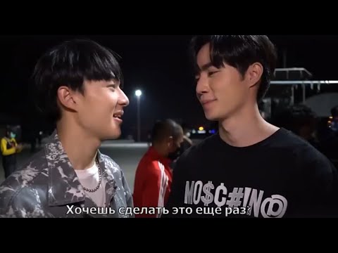 Видео: [Рус.суб]  За кадром: "Это самый длинный поцелуй в моей жизни."