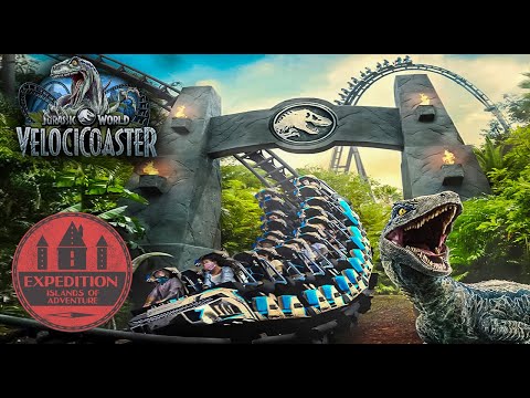 Видео: Эволюция Юрского периода: VelociCoaster — создание лучших американских горок во Флориде