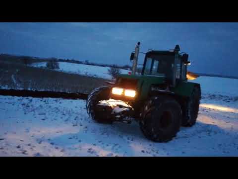 Видео: Зимняя вспашка земли