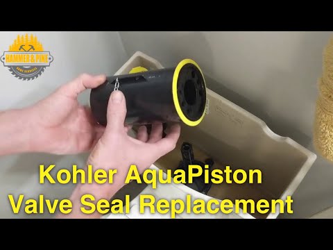 Видео: Ремонт уплотнений клапанов Kohler AquaPiston