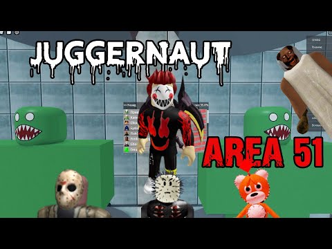 Видео: Roblox  Настоящий Джаггернаут ЗОНА 51 -  Juggerbaut mode Area 51