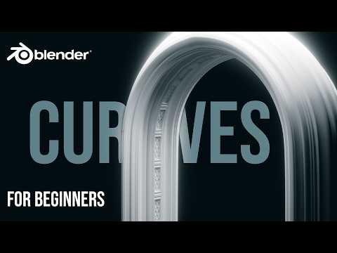 Видео: Кривые (CURVES) для новичков в Blender / Curves for beginners in Blender