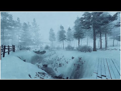 Видео: Замораживающие звуки метели для сна┇Звуки воющего ветра и снегопада┇Коричневый шум для лучшего сна