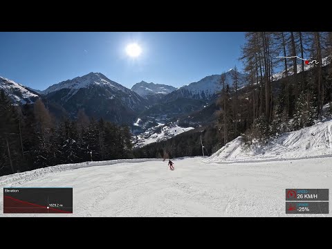 Видео: Зёльден - спуск по чёрным трассам 14, 20 и 22