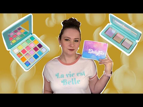 Видео: Cosmic Brushes Delicious Delight и палетка хайлайтеров Frosting Highlighter Trio