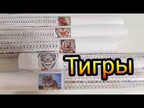 Видео: Серия красивенных ТИГРОВ ! Какой запал мне в душу? Наборы с Алиэкспресс.