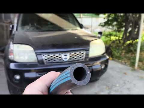 Видео: Лопнул шланг обратки на турбине X-trail t30 GT sr20vet