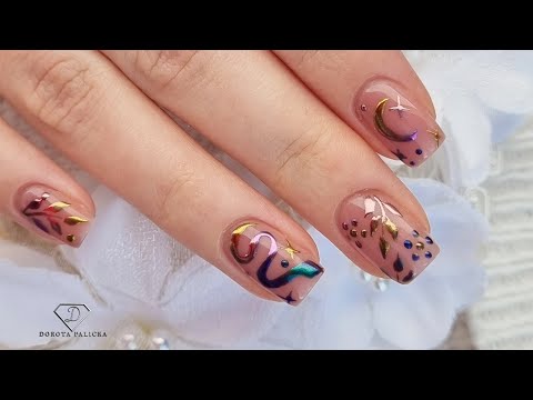 Видео: Пошаговый маникюр с покрытием гель-лаком и хромированным омбре-дизайном.