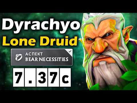 Видео: Дурачье Абузит Нового Лон Друида - Dyrachyo Lone Druid 7.37 ДОТА 2