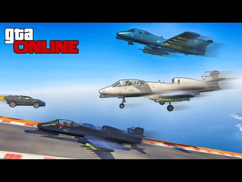 Видео: ПОПРОБУЙ УВЕРНУТЬСЯ ОТ САМОЛЁТА! УГАРНЫЙ СПУСК В ГТА 5 ОНЛАЙН. (GTA 5 ONLINE)