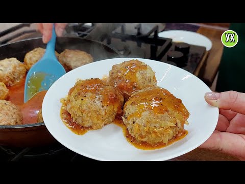 Видео: Больше никакого РИСА в фарш! Готовлю так уже много лет - вкуснейшие тефтели в соусе.