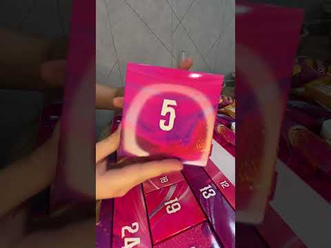 Видео: Адвент календарь с косметикой. Бьюти календарь. Распаковка чек. 