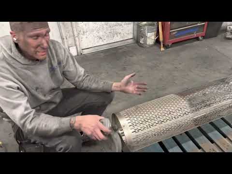 Видео: Как отполировать гофрированные кожухи теплозащиты выхлопной системы из нержавеющей стали. Детейли...