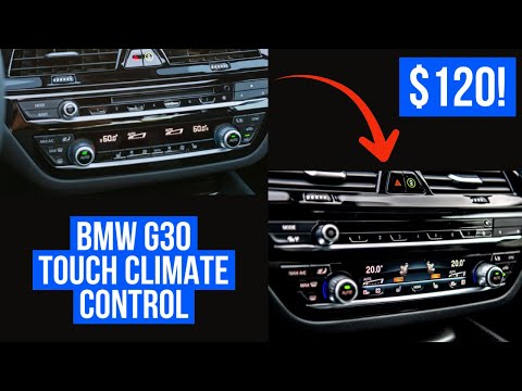 Видео: BMW G30: сенсорный климат-контроль (менее 150 долларов США)