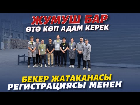 Видео: Жумуш жеңил🔥айлык 90000-120000 р🔥ЧЕЙИН🇰🇬🇺🇿🇹🇯 вакансии есть, на работу!