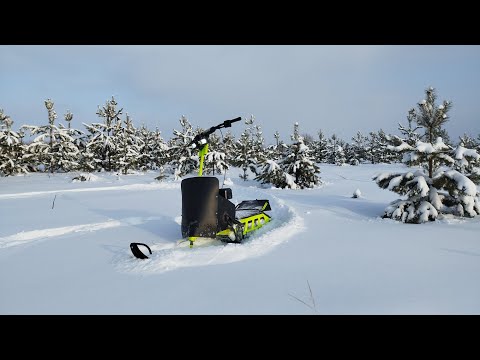 Видео: Испытания мотоснегоката и прогулка заснеженных просторах Удмуртии