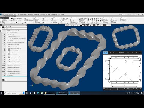 Видео: Рамка-витушка в Компас-3D
