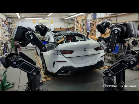 Видео: BMW 840 #1, перевертыш. Body repair after an accident.