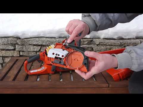 Видео: Бензопила Husqvarna 445e II . Детальный осмотр.