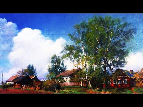 Видео: Сельские пейзажи художника Михаила Кирильчука