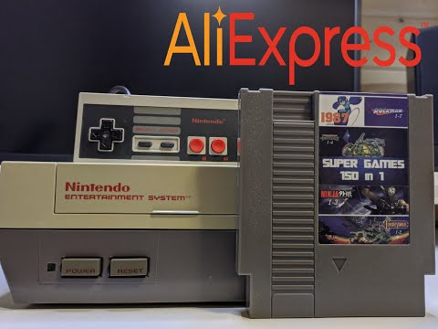 Видео: Картридж для NES с AliExpess 150 игр в 1. Полный обзор