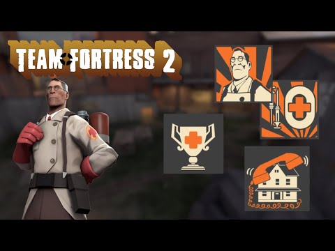 Видео: [TEAM FORTRESS 2] Обзор на все достижения Медика