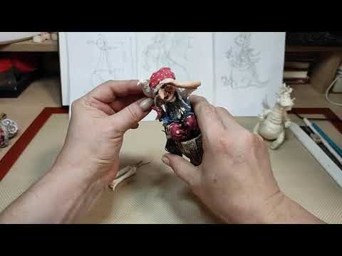 Видео: 🦕🦖Ватная игрушка ДРАКОША СРЕДНЕНЬКИЙ.  Урок 4. Формируем мордочку. Соединяем руки с туловищем.