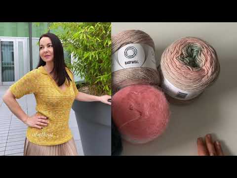 Видео: Чудо Пряжа для Шалей и не только. #wollealpaka #barywoll