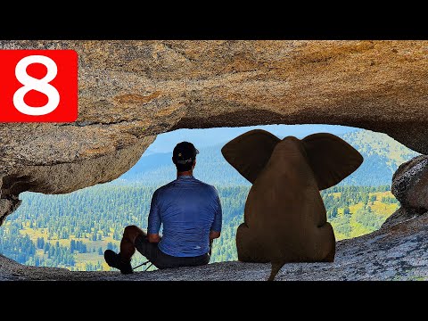 Видео: Скалы Слоники, турбаза "Пик Звездный", окончание похода в Ергаки