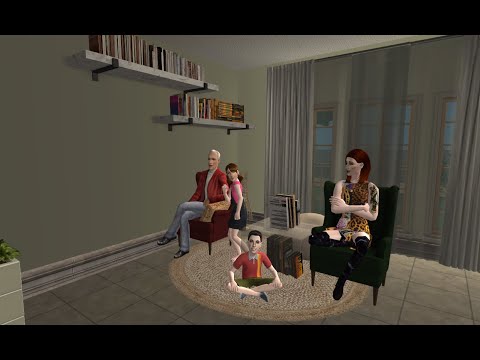 Видео: Обзор семьи Райли | Счастливая жизнь Джилл |  Gameplay The Sims 2