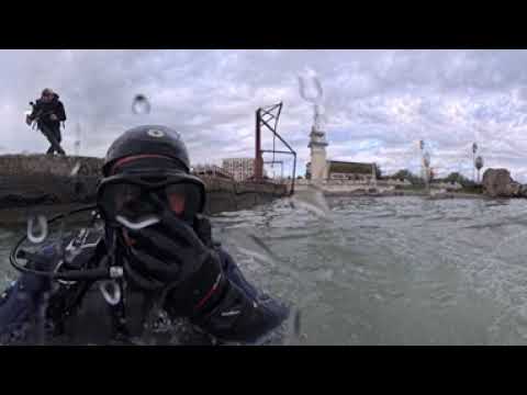Видео: Камера 360°. ГИМС Абхазии. Погружение аквалангистов.