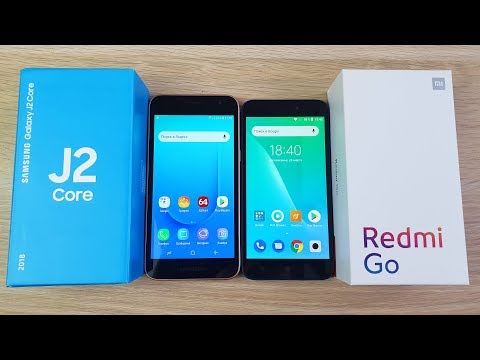 Видео: Samsung Galaxy j2 Core vs Xiaomi Redmi Go - ЧТО ВЫБРАТЬ? ПОЛНОЕ СРАВНЕНИЕ!