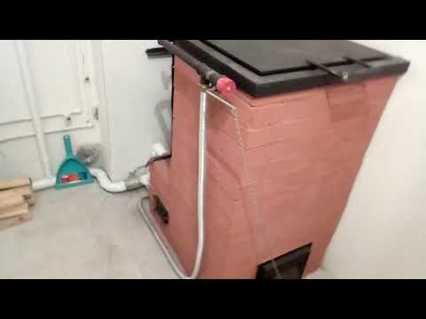 Видео: Шахтный котёл из кирпича. Подовое горение. Итог.