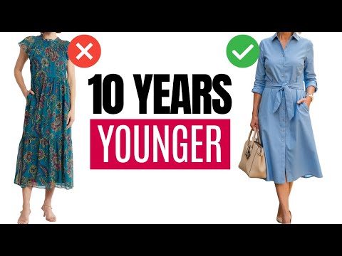 Видео: 6 советов по стилю, чтобы выглядеть на 10 лет *МОЛОДЕЕ*! (За 40)
