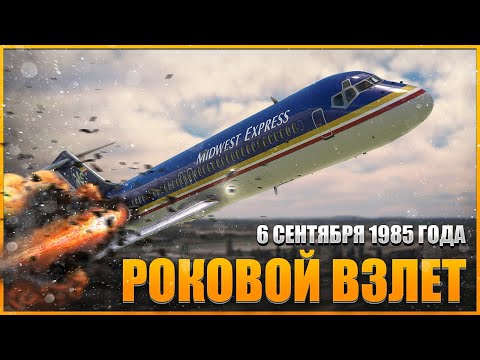 Видео: Пожар на борту. McDonnell Douglas DC-9 терпит бедствие в Милуоки