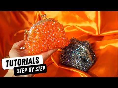 Видео: Урок по созданию кристальной сумки | Как сделать мини-сумочку/кошелек из сияющих кристаллов ААА |...