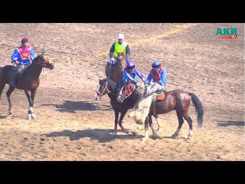 Видео: Турнир по кок-бору «Нооруз-2019» в Бишкеке: «Казарман» — «Соң-Көл». Игра за 3-е место