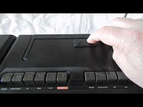 Видео: SONY CFS-470S , кассета -адаптер , МР3 модуль