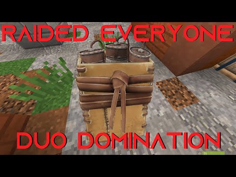 Видео: ЗАРЕЙДИЛИ ВСЕХ на РАЙОНЕ!!! ДУО ДОМИНАЦИЯ на RUSTEX REMAKE / #rustexremake