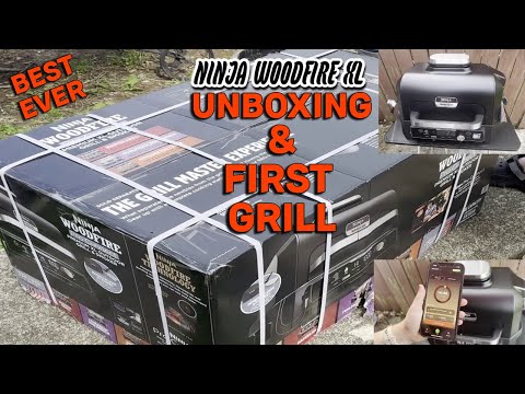 Видео: Распаковка и первый гриль NINJA WOODFIRE XL PRO Connect