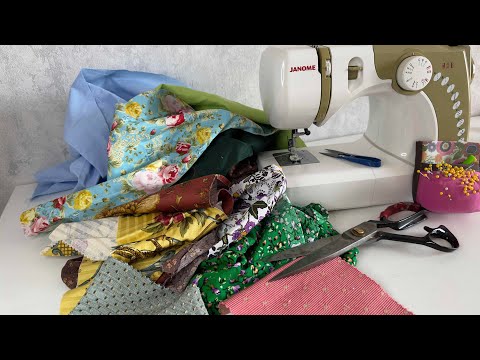 Видео: Новая, красивая идея. После просмотра этого видео вы не будете выбрасывать остатки ткани