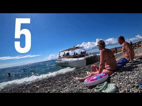 Видео: Абхазия . Пешком по Лдзаа. Пляж. Под водой. 5 часть